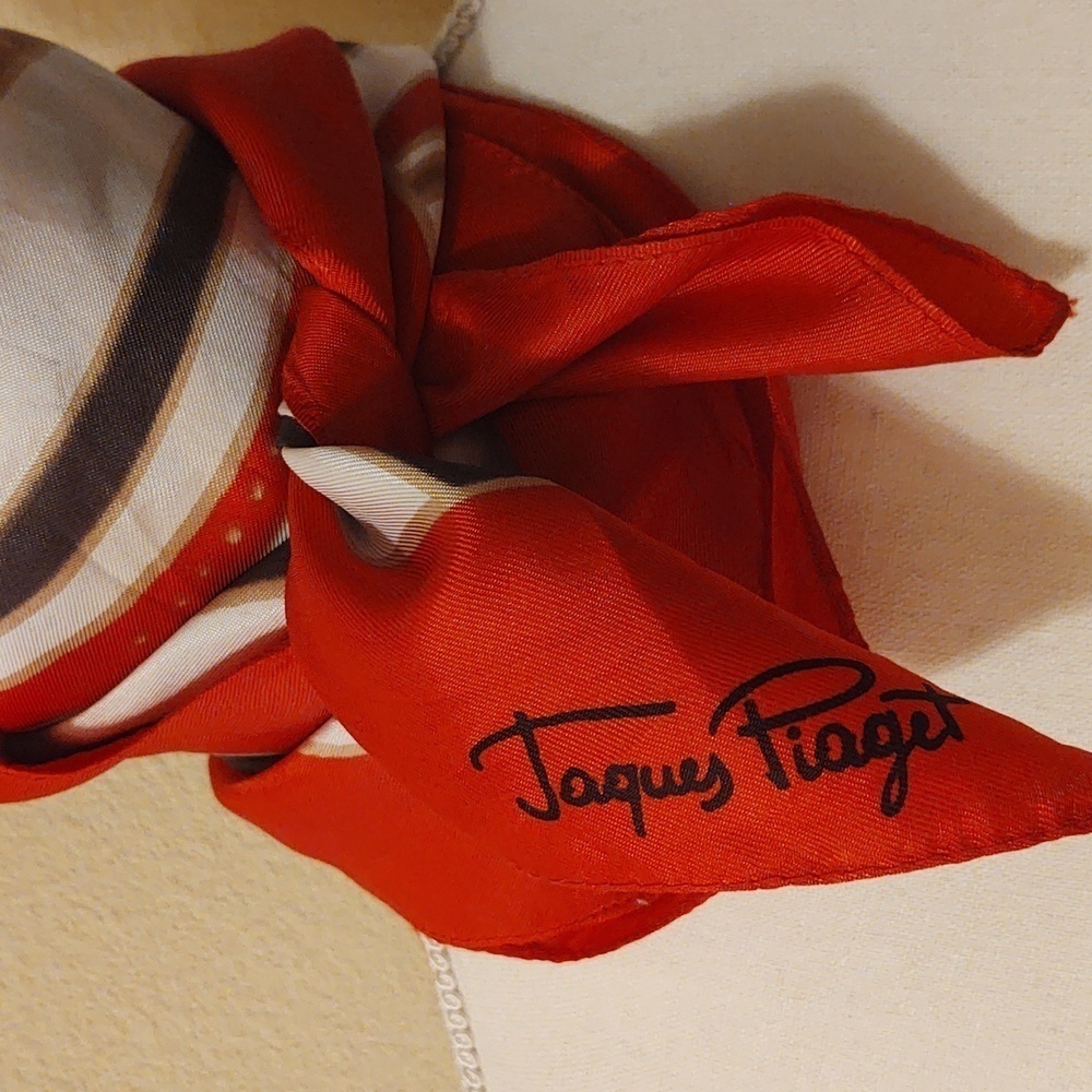 Jaques Piaget Vintage 1960s Scarf made in Italy - Picture 5 of 5